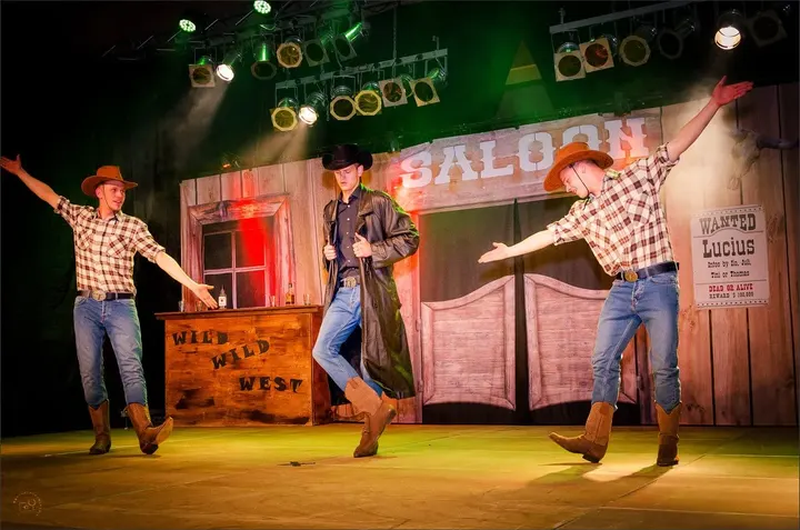 Männer Western – Europa-Show-Tanzgarde